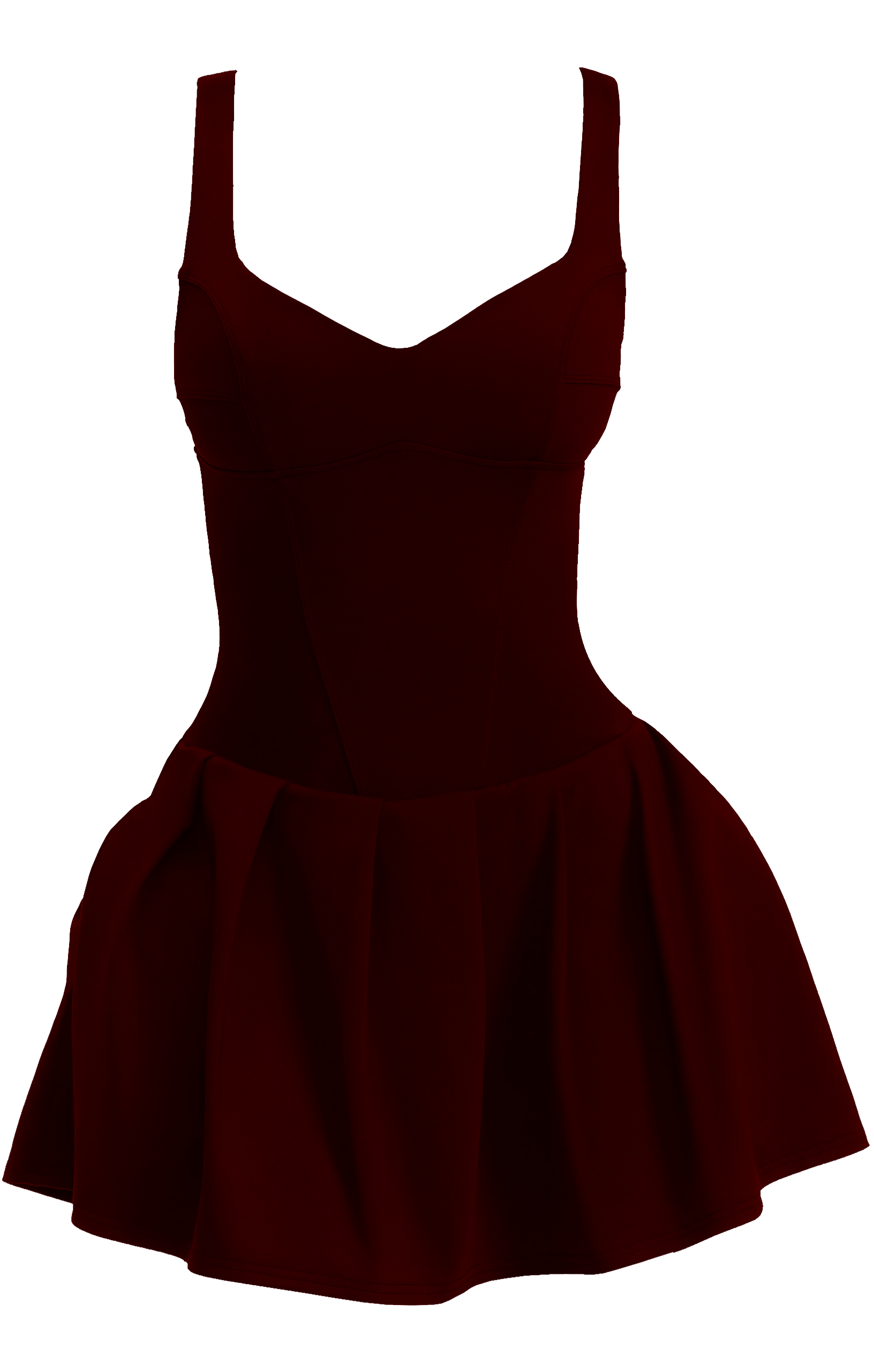 Tennis Dress Maroon